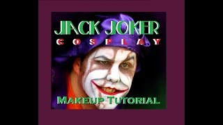 Jack Nicholson JOKER Makeup RunThrough [upl. by Aidne]