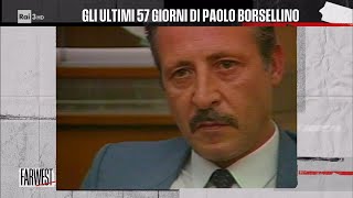 Gli ultimi 57 giorni di Paolo Borsellino  FarWest 27112023 [upl. by Aiduan]