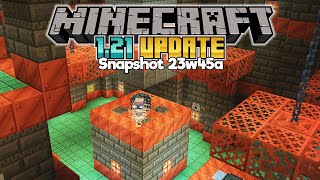 Finding a Trial Chamber in Survival ▫ Minecraft 121 Update Snapshot 23w45a ▫ Survival Gameplay [upl. by Moazami]