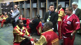 Adrien Broner Clowns Team Maidana Backstage Before Fight  SHOWTIME Sports [upl. by Saticilef]