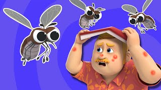 Mosquito Bit Me  No No Mosquito  Mosquito Song  Nursery Rhymes  Kids Songs  Panpandodobibi [upl. by Llerad]