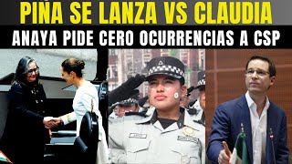 PIÑA SE LANZA DE NUEVO AHORA CONTRA CLAUDIA ANAYA LE PIDE CERO OCURRENCIAS AL NUEVO GOBIERNO [upl. by Nolie76]