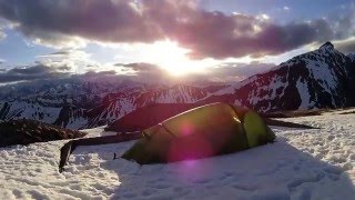 Mont Chaberton  night in a storm 100 kmh [upl. by Michael824]