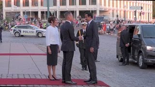 SH der Emir und Präsident von Finnland führen offizielle Gespräche [upl. by Gracia445]