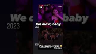 We did it baby Freen Becky 7th couple awards NineEntXSarochaRebecca [upl. by Sunday]