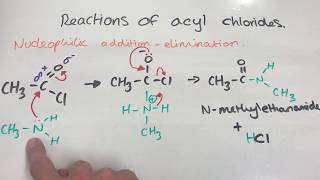 A Level Chemistry Reactions of Acyl Chlorides [upl. by Franza]