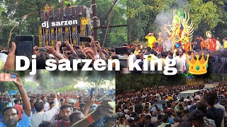 DJ SARZEN BOKARO SEC 4  पुरा रोड जाम 🔥🔥🙉  गणेश पूजा बिषर्जन djsarzenroadshow djsarzenproduction [upl. by Cirded605]