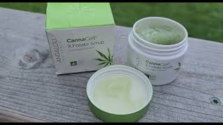 CannaCell X Foliate Scrub Exfoliating Face Scrub 1 7 oz [upl. by Heurlin806]