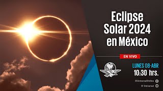 Eclipse solar 2024 en México Sigue su trayectoria EN VIVO [upl. by Mond]