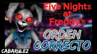 En que ORDEN jugar FNAF  Cronología de Five Nights At Freddy´s [upl. by Airpal]