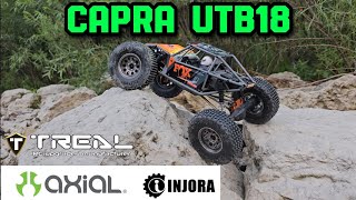 Axial Capra Utb18  118 Scale Trail Buggy  Injora Comp Pins Furitek Brushless Esc amp Motor amp More [upl. by Gilboa]