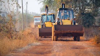 New JCB Backhoe and Kirlosker JCB Backhoe Going Mud loading in Truck [upl. by Eignav]