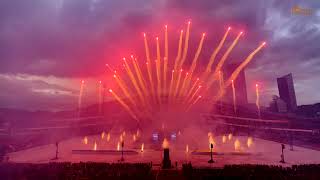 Gothia Cup Opening Pyromusical 2023  Göteborgs FyrverkeriFabrik [upl. by Eadas]