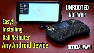 How To Install Kali Linux on Any Android Phone Without Root Making Kali Linux NetHunter Phone [upl. by Ahsiakal]