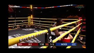 Deji vs Vinnie Hacker Full Fight Highlights Knockout [upl. by Conlee265]