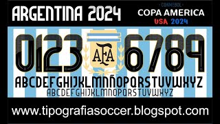 Tipografía Argentina 2024 FREE DOWNLOAD [upl. by Tice]