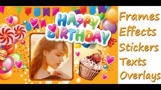 Birthday Photo Frames amp Collage [upl. by Eseeryt853]