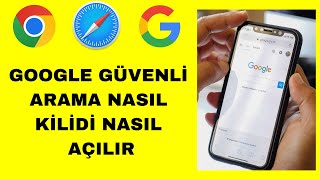 Google Güvenli Arama Kilidi Nasıl Açılır  Güvenli Arama Kilidi Açma [upl. by Gwenette]