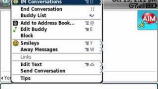 TMobile Sidekick LX  Instant Messaging [upl. by Frear]