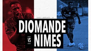 Sinaly Diomandé VS Nîmes Olympique  Olympique Lyonnais [upl. by Tnilf]