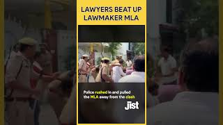 Lawyer Slaps BJP MLA in Lakhimpur  Jist [upl. by Ayad2]