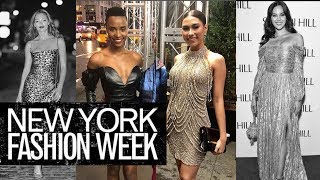 Frederika Cull at New York Fashion Week 2019 with Miss Universe Sister [upl. by Ornie770]