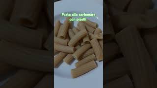 pasta alla carbonara con piselli food trending pasta recipe carbonara viralshorts yummy [upl. by Hara]