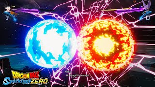 DRAGON BALL Sparking ZERO  Super Spirit Bomb Beam Clash Full Gameplay [upl. by Meelas509]