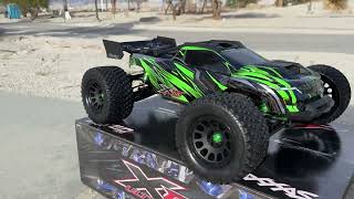 Traxxas XRT Ultimate Unboxing and first bash session [upl. by Yllaw981]