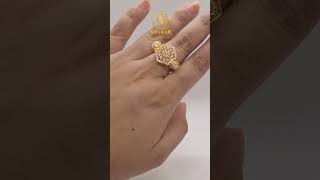 Newdesign 22k gold ring ring 22kt gold goldjewellery Newdesign foryoufypviral jewelrygold [upl. by Eustashe711]