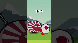 Empire of Japan and Japan now countryballs japan 1945 [upl. by Chemar]