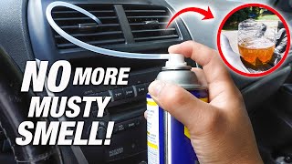 STOP Musty Moldy Bad Smells Coming From Your Car’s AC And Heater Vents Permanently How To DIY [upl. by Jacquette]