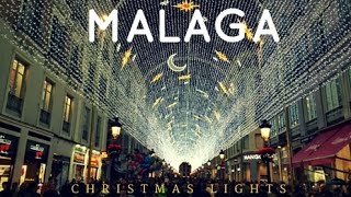 Malaga Christmas Lights Show 2019  4K [upl. by Robinetta]