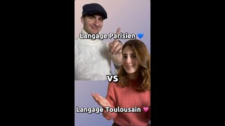 Le français parisien VS toulousain  accent vocabulaire prononciation BonjourFrench [upl. by Ayana729]