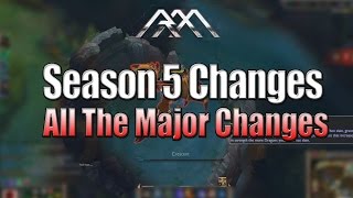 Season 5 Changes  All the Major Changes  League of Legends [upl. by Notla]