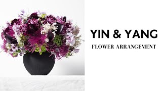 Yin amp Yang Flower Arrangement  FLORA LUX [upl. by Nonnac]