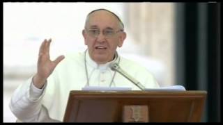 Pentecost Vigil Part 3  Pope Francis on being a quotpoor churchquot [upl. by Esele130]