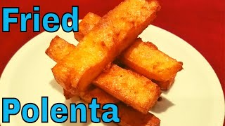 How to Cook Fried Polenta in a Minimalist Kitchen [upl. by Keefer803]