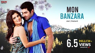 Mon Banzara Full Video  Jeet  Srabanti  Love Song  Fighter  Eskay Movies [upl. by Housen]