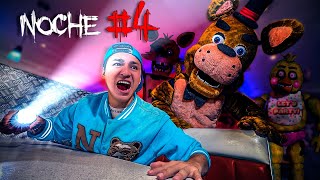 ¡¡JUGAMOS FIVE NIGHTS AT FREDDY´S EN VIDA REAL  Noche 4 [upl. by Aehc187]