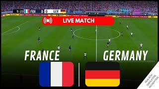 LIVE  FRANCE  ALLEMAGNE LIVE  MATCH AMICAL 2024  Match en Direct Simulation de jeu vidéo [upl. by Nalek]