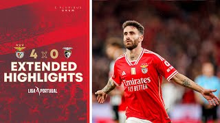 Extended Highlights SL Benfica 40 Portimonense SC [upl. by Lhary]