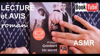 ASMR français  Lecture et avis autobiographie  Un secret  Booktube  Audiotube [upl. by Enaerb332]