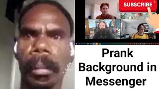 Messenger video prank  How to set background [upl. by Ayortal]