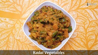 Kadai Vegetables l Sattvic Recipes [upl. by Einej571]