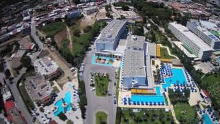 Mitsis Faliraki Beach Hotel from sky [upl. by Ardella]