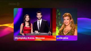 Eurovision 2009 Full Voting BBC [upl. by Enylhsa]