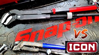 NEW ICON Sjaw VS Snapon Pwz vs Williams pipe wrench Pliers My Choice will shock you [upl. by Nywloc]