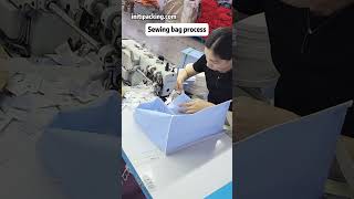 Sewing bag process custombag bagfactory initipacking [upl. by Noillid]