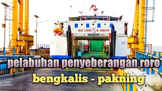 Pelabuhan penyeberangan roro bengkalis  pakning [upl. by Attenweiler]